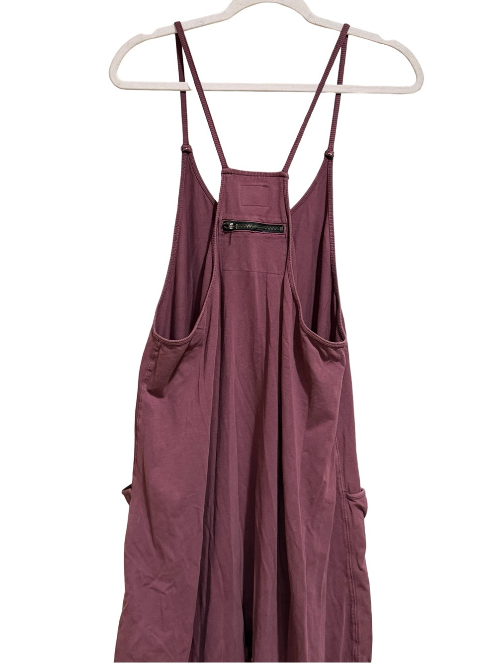 🌟 Free People Movement Hot Shot Onesie Pomegranate Slouchy Romper Size M - Picture 9 of 12